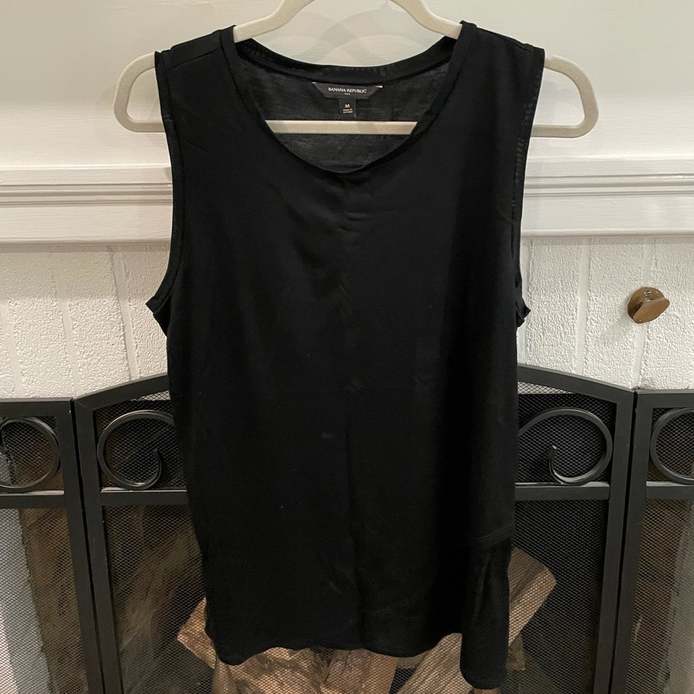 Black tank top